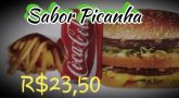 BIG APRISCO SABOR PICANHA (somente sanduíche)